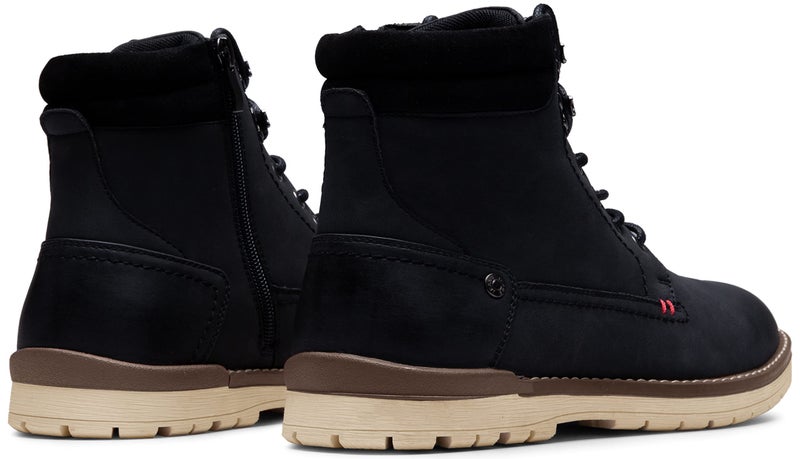Vostey Men's Chukka Boots Motorcycle Casual Hiking Boot for Men(BMY671B Black 11.5) - Image 4